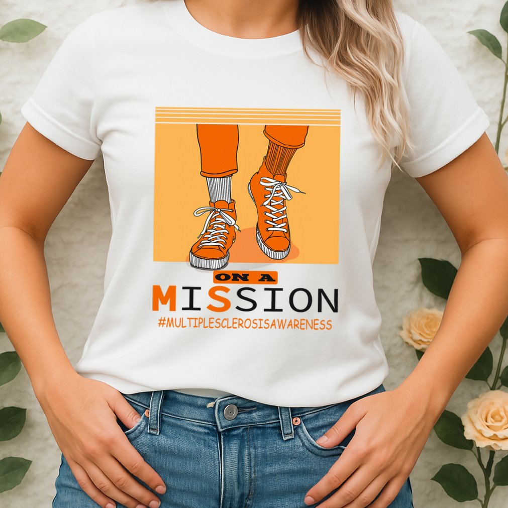 Multiple Sclerosis Ms Awareness Walk On Mission Womens T-Shirt