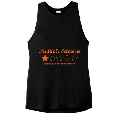 Multiple Sclerosis Multiple Sclerosis Awareness Ladies PosiCharge Tri-Blend Wicking Tank