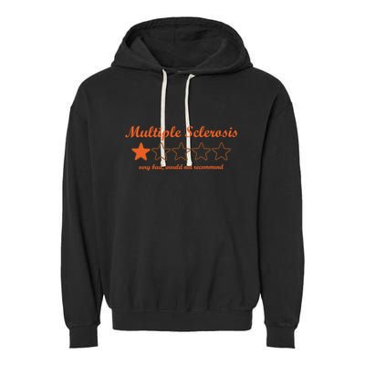 Multiple Sclerosis Multiple Sclerosis Awareness Garment-Dyed Fleece Hoodie
