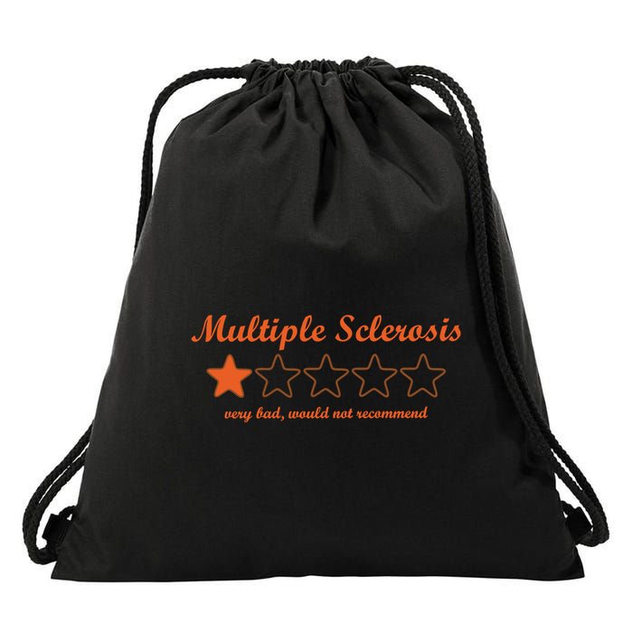 Multiple Sclerosis Multiple Sclerosis Awareness Drawstring Bag
