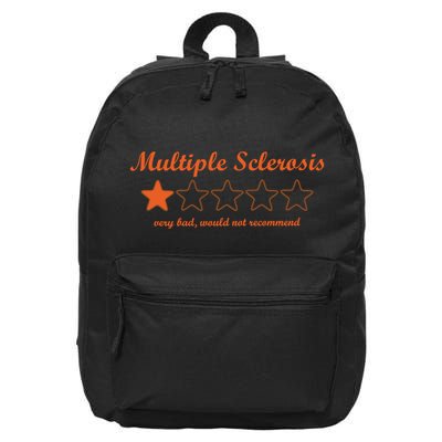 Multiple Sclerosis Multiple Sclerosis Awareness 16 in Basic Backpack