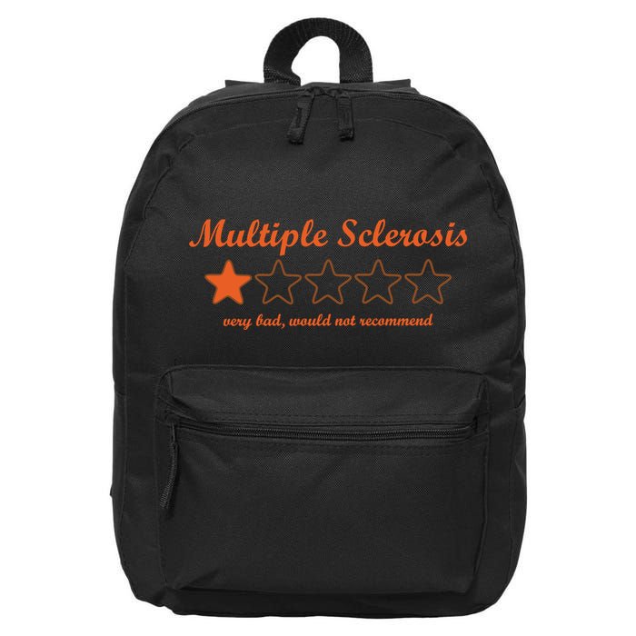 Multiple Sclerosis Multiple Sclerosis Awareness 16 in Basic Backpack