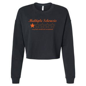 Multiple Sclerosis Multiple Sclerosis Awareness Cropped Pullover Crew