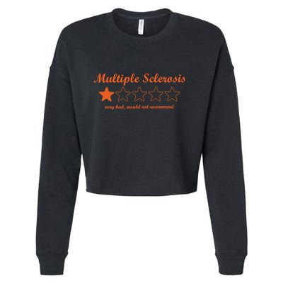 Multiple Sclerosis Multiple Sclerosis Awareness Cropped Pullover Crew