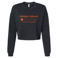 Multiple Sclerosis Multiple Sclerosis Awareness Cropped Pullover Crew