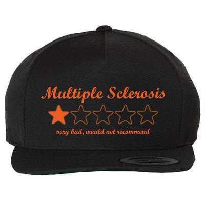Multiple Sclerosis Multiple Sclerosis Awareness Wool Snapback Cap
