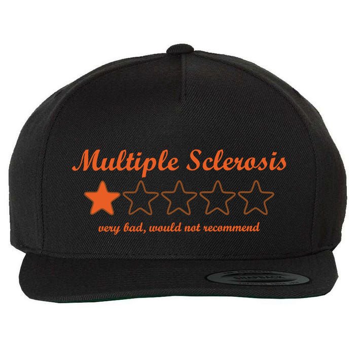 Multiple Sclerosis Multiple Sclerosis Awareness Wool Snapback Cap