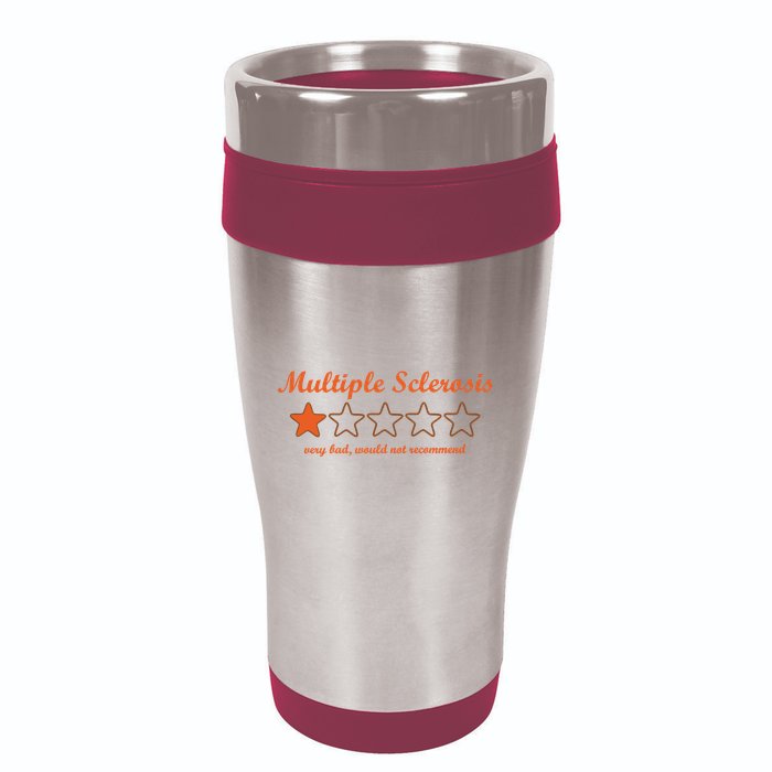 Multiple Sclerosis Multiple Sclerosis Awareness 16oz Travel Tumbler