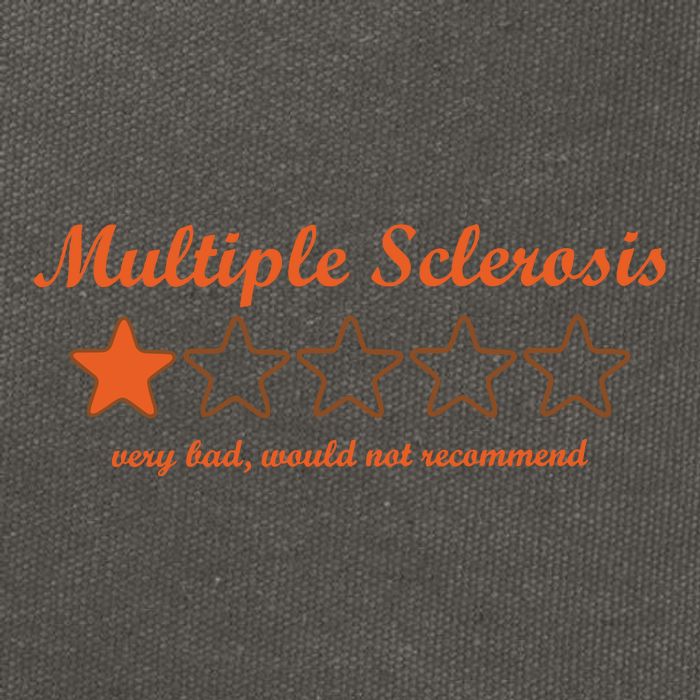 Multiple Sclerosis Multiple Sclerosis Awareness Cotton Canvas Backpack