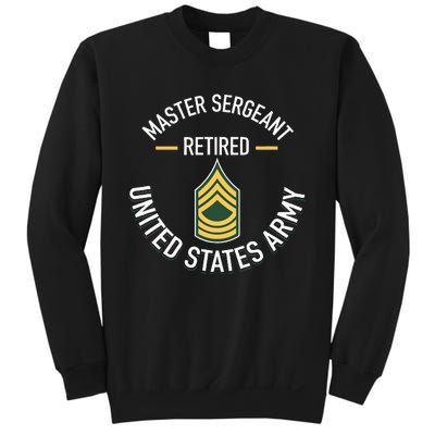 Master Sergeant Msg Retired Army Military Retirement Sweatshirt