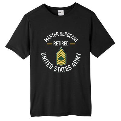 Master Sergeant Msg Retired Army Military Retirement Tall Fusion ChromaSoft Performance T-Shirt