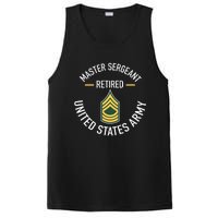 Master Sergeant Msg Retired Army Military Retirement PosiCharge Competitor Tank