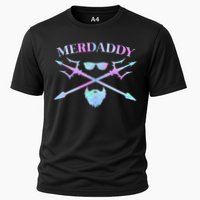 Merdaddy Security Merman Merdad Daddy Costume Father's Day Cooling Performance Crew T-Shirt