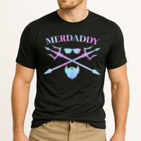 Merdaddy Security Merman Merdad Daddy Costume Father's Day Cooling Performance Crew T-Shirt