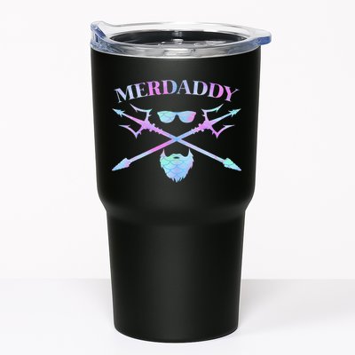 Merdaddy Security Merman Merdad Daddy Costume Father's Day Tumbler