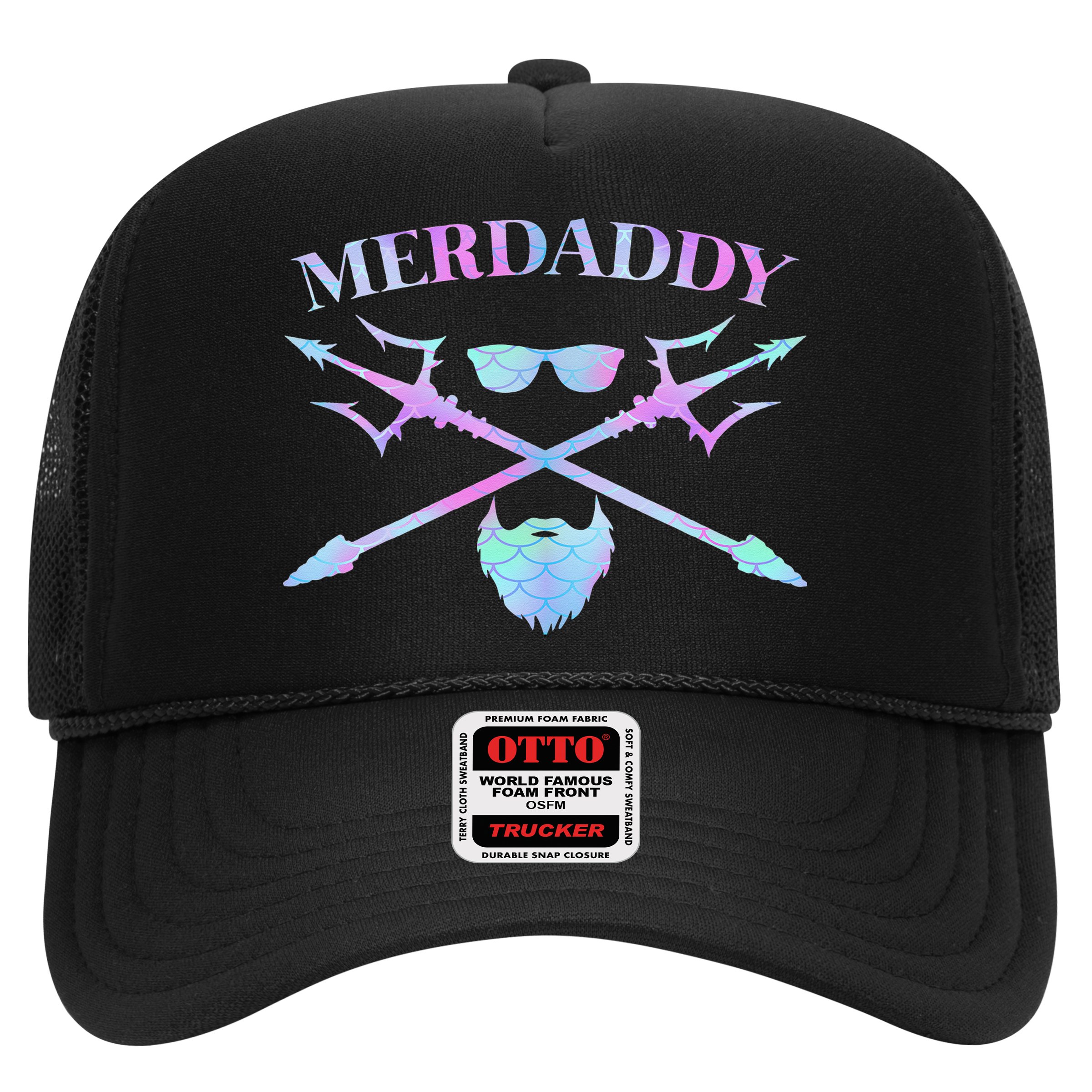 Merdaddy Security Merman Merdad Daddy Costume Father's Day Hat