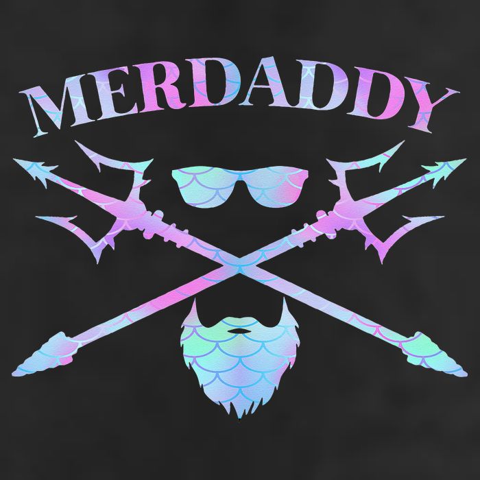 Merdaddy Security Merman Merdad Daddy Costume Father's Day Hat