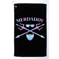 Merdaddy Security Merman Merdad Daddy Costume Father's Day Golf Towel