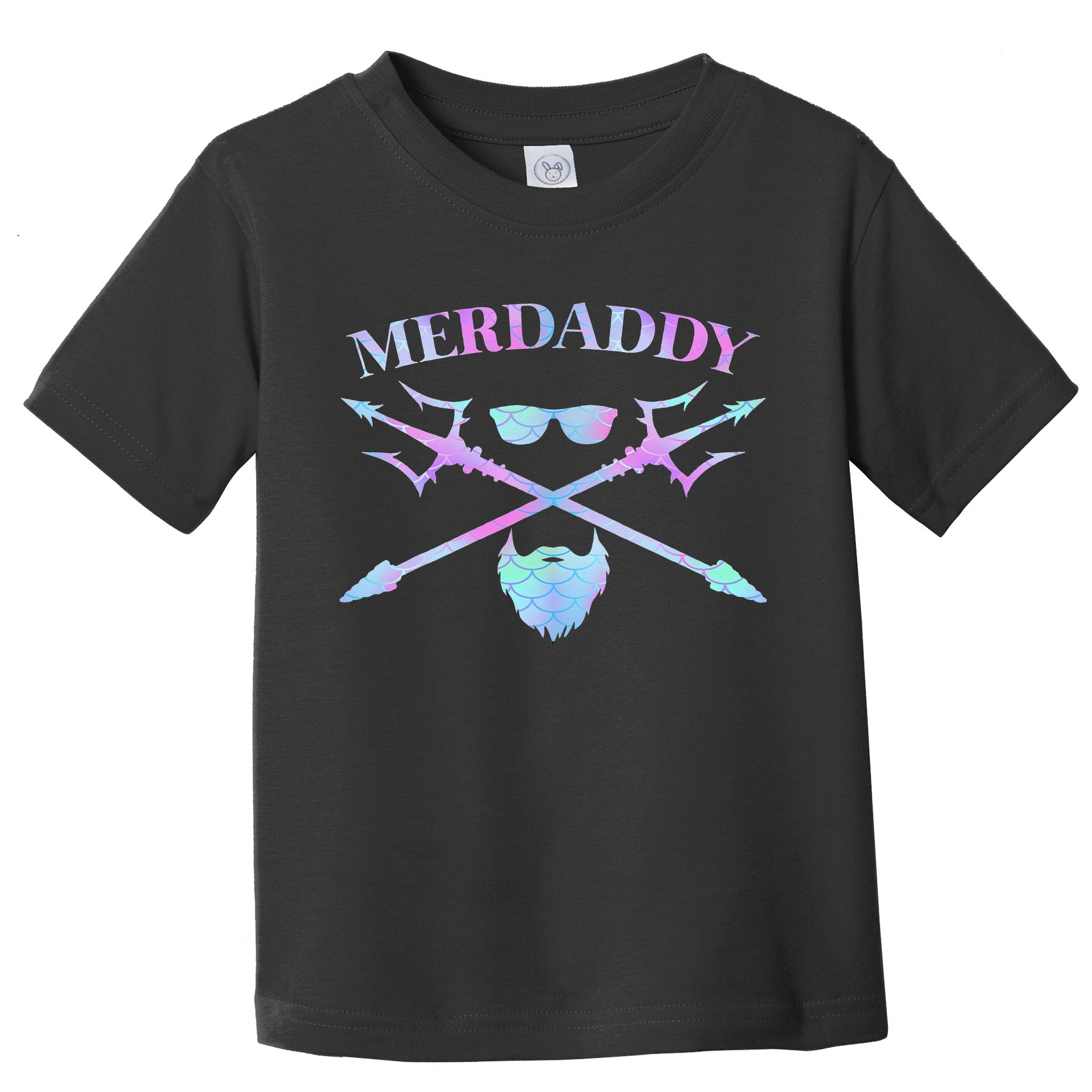Merdaddy Security Merman Merdad Daddy Costume Father's Day Toddler T-Shirt