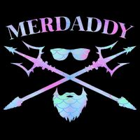 Merdaddy Security Merman Merdad Daddy Costume Father's Day Short Acrylic Beanie