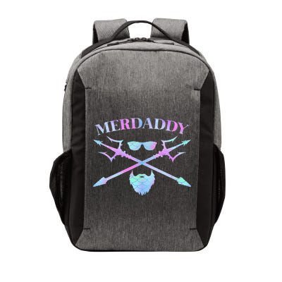 Merdaddy Security Merman Merdad Daddy Costume Father's Day Vector Backpack