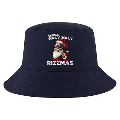 Mewing Santa Mew Funny Santa Meme Riz Z Riz Zmas Christmas Cool Comfort Performance Bucket Hat