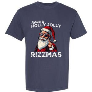 Mewing Santa Mew Funny Santa Meme Riz Z Riz Zmas Christmas Garment-Dyed Heavyweight T-Shirt