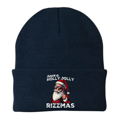 Mewing Santa Mew Funny Santa Meme Riz Z Riz Zmas Christmas Knit Cap Winter Beanie