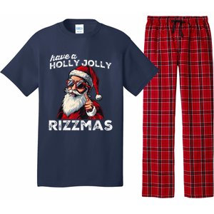 Mewing Santa Mew Funny Santa Meme Riz Z Riz Zmas Christmas Pajama Set