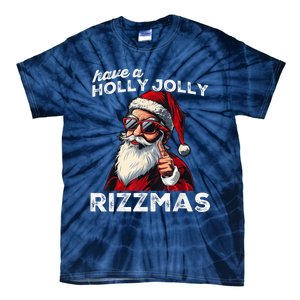 Mewing Santa Mew Funny Santa Meme Riz Z Riz Zmas Christmas Tie-Dye T-Shirt