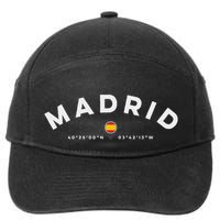 Madrid Spain 7-Panel Snapback Hat