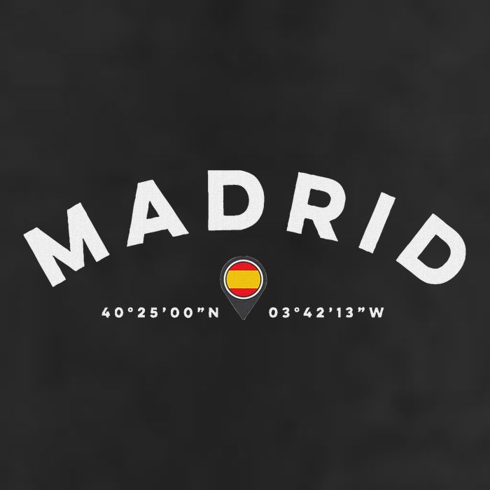 Madrid Spain Adult Drive Performance Visor
