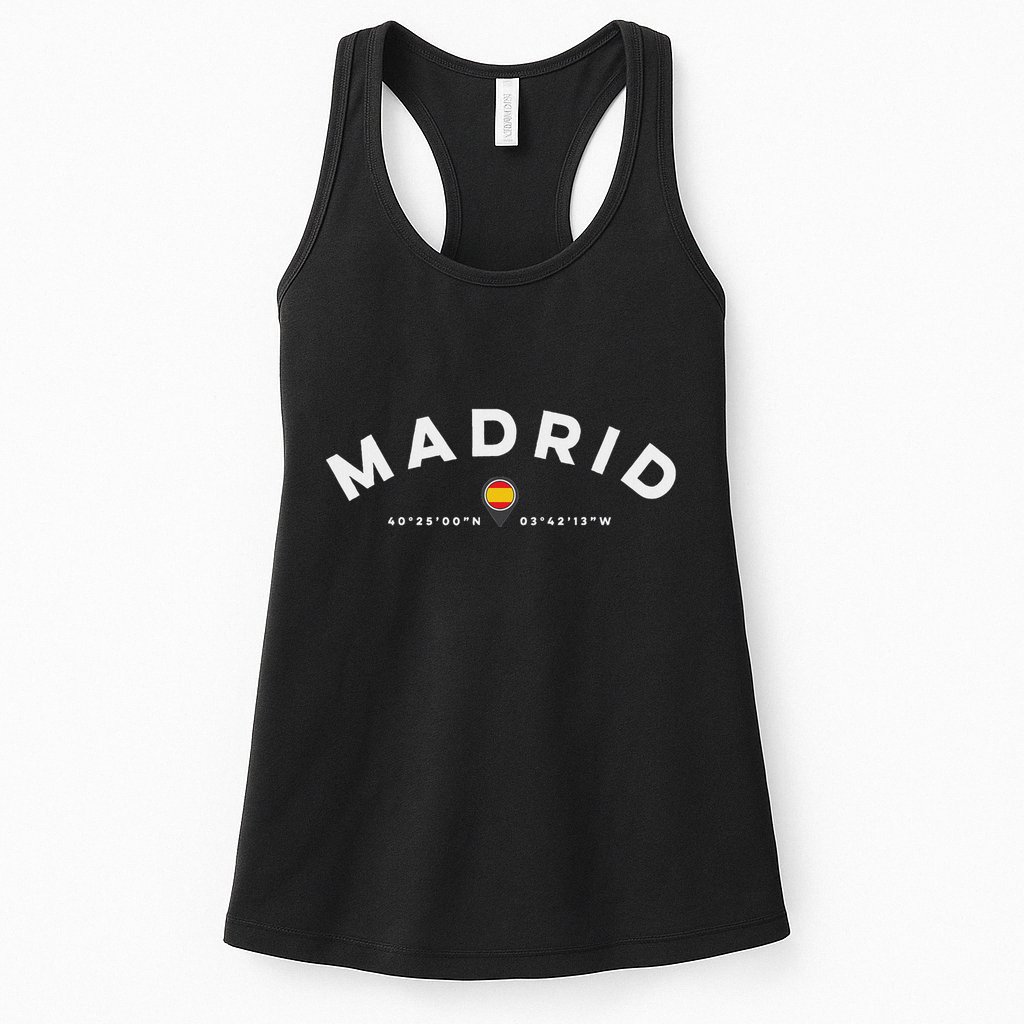 Madrid Spain Womens Tank Top