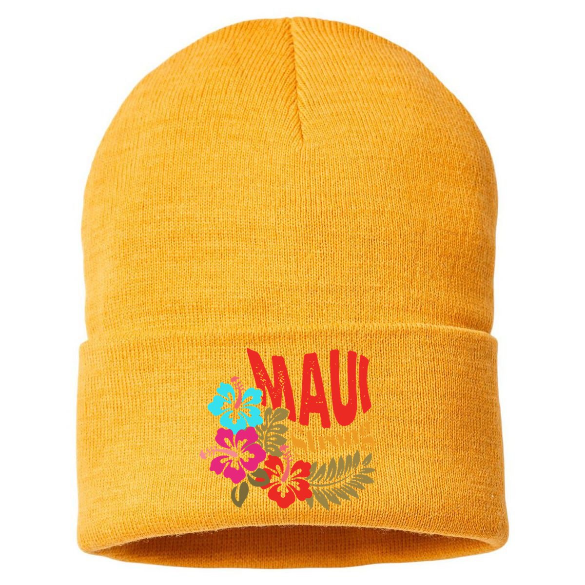 Maui Strong Maui Hawaii Shoreline Wildfire Relief Sustainable Knit Beanie