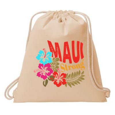 Maui Strong Maui Hawaii Shoreline Wildfire Relief Drawstring Bag