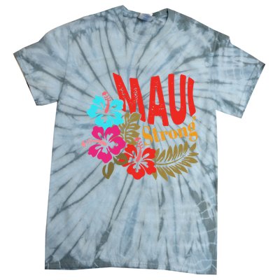 Maui Strong Maui Hawaii Shoreline Wildfire Relief Tie-Dye T-Shirt