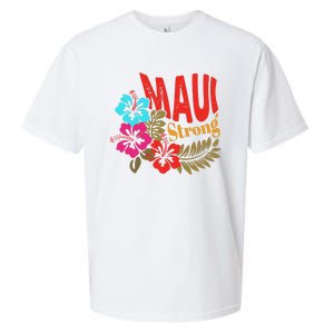 Maui Strong Maui Hawaii Shoreline Wildfire Relief Sueded Cloud Jersey T-Shirt