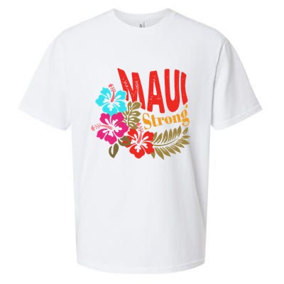 Maui Strong Maui Hawaii Shoreline Wildfire Relief Sueded Cloud Jersey T-Shirt
