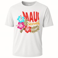 Maui Strong Maui Hawaii Shoreline Wildfire Relief Cooling Performance Crew T-Shirt