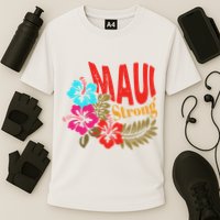 Maui Strong Maui Hawaii Shoreline Wildfire Relief Cooling Performance Crew T-Shirt