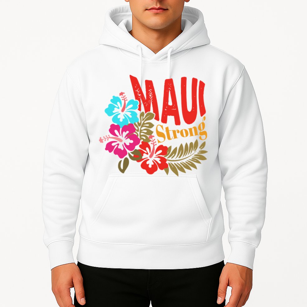 Maui Strong Maui Hawaii Shoreline Wildfire Relief Hoodie