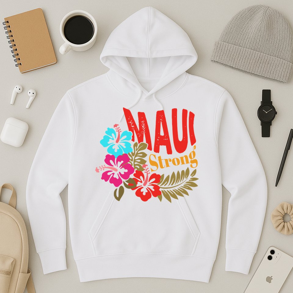 Maui Strong Maui Hawaii Shoreline Wildfire Relief Hoodie