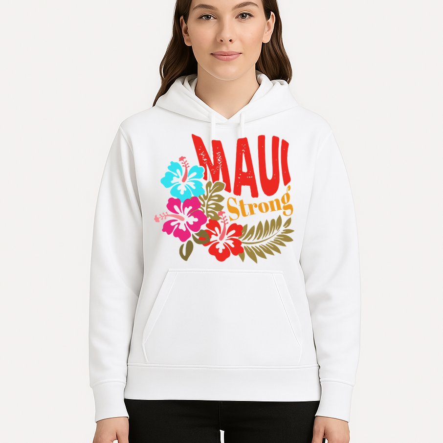 Maui Strong Maui Hawaii Shoreline Wildfire Relief Hoodie