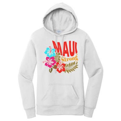 Maui Strong Maui Hawaii Shoreline Wildfire Relief Women's Pullover Hoodie