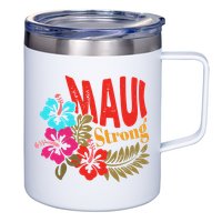 Maui Strong Maui Hawaii Shoreline Wildfire Relief 12oz Stainless Steel Coffee Mug