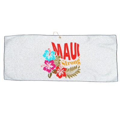 Maui Strong Maui Hawaii Shoreline Wildfire Relief Large Microfiber Waffle Golf Towel