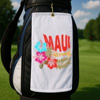 Maui Strong Maui Hawaii Shoreline Wildfire Relief Golf Towel