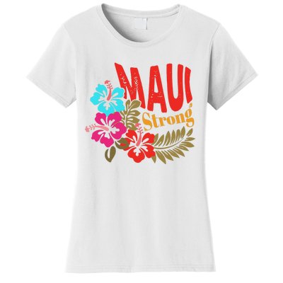 Maui Strong Maui Hawaii Shoreline Wildfire Relief Women's T-Shirt