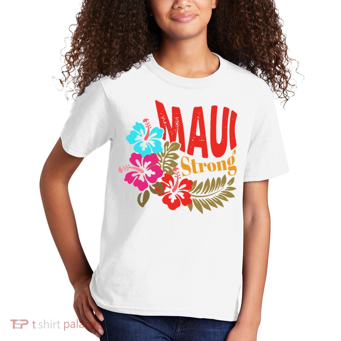 Maui Strong Maui Hawaii Shoreline Wildfire Relief Kids T-Shirt