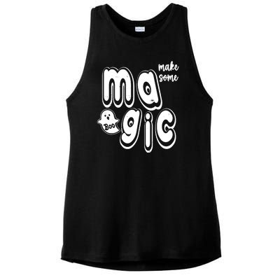 Make Some Magic Halloween Ladies PosiCharge Tri-Blend Wicking Tank